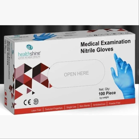 Medical Examination Nitrile Gloves (Size: Large)