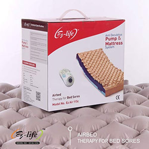 EZ-LIFE Anti Decubitus Pump & Mattress System | Air Bed Mattress with Air Pump
