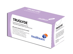 Truglyde (Regular and Fast) Surgical Polyglycolic Acid Sutures (SN) - (Pack of 12)